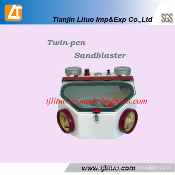 CE Approved Dental Equipment Twin Pen Sandplaster